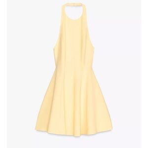 Zara Yellow Backless Dress